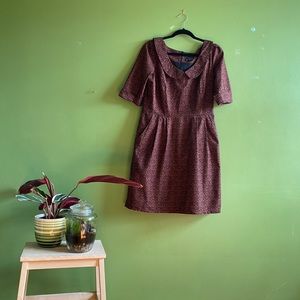 Birds of North America Damask Pattern Dress